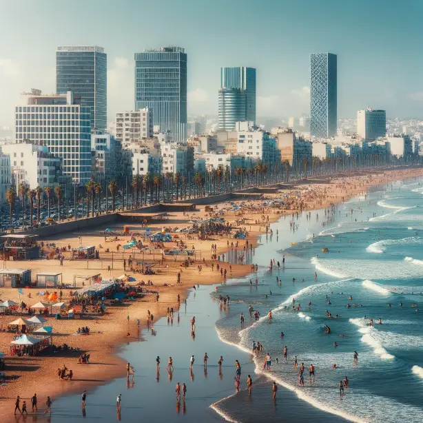 Casablanca beach morocco