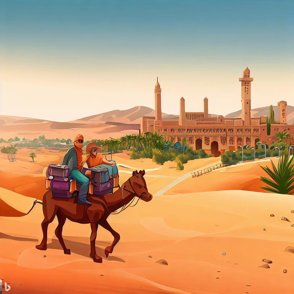 Sarahra desert trip - camel ride