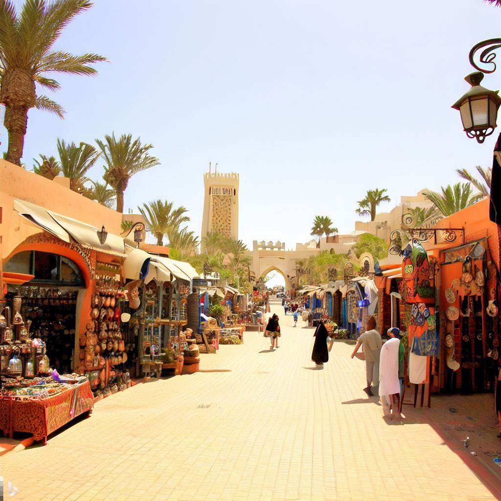 Moroccan market also known as a souk
